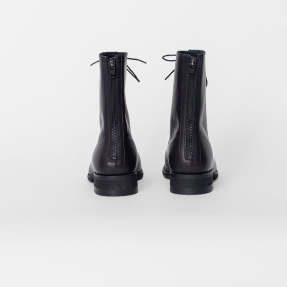 NEW Y’s Yohji Yamamoto Black Lace-Up Ankle Boots – US 7 / EU 38 / JP 24 (4) - Picture 5 of 8